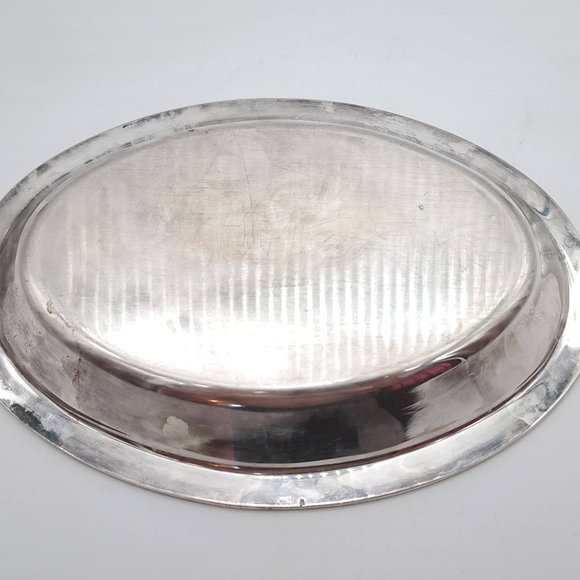 Lebanese Silverplate Serving Tray by SIOM Orfevres - Picture 8 of 11